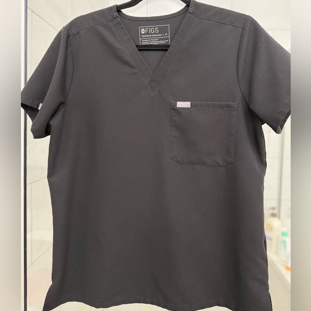 Figs Catarina top - black